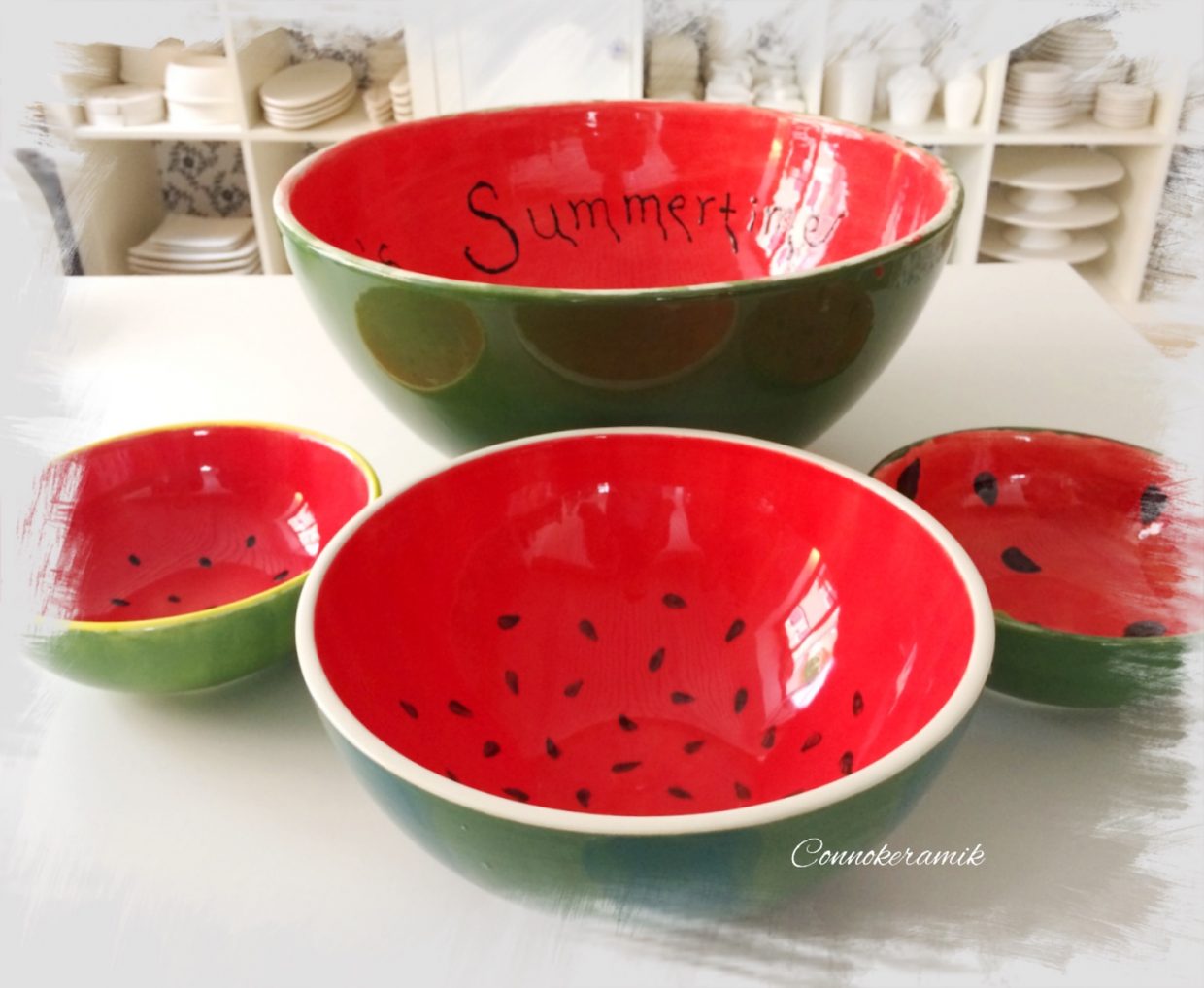Keramikschalen Wassermelone